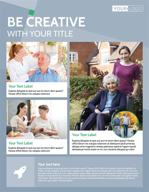 Senior Living Community Flyer Template