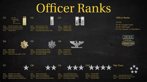 Senior Officer Ranks Structure