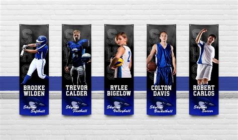 Senior Sports Banners Design Inspiration