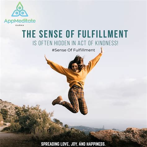 Sense of purpose and fulfillment