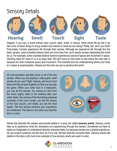 Using Sensory Details