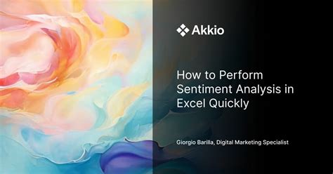 Sentiment Analysis Excel Tools