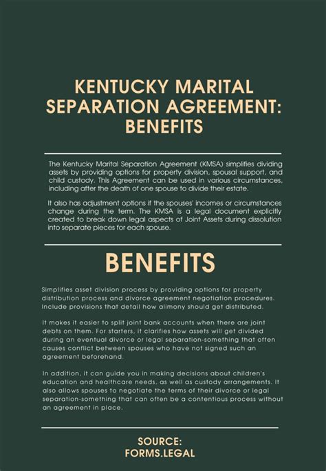 Benefits of Separation Agreement Template