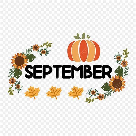 September clipart image