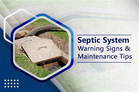 Septic system maintenance sign