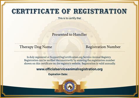 Service Animal Health Certification