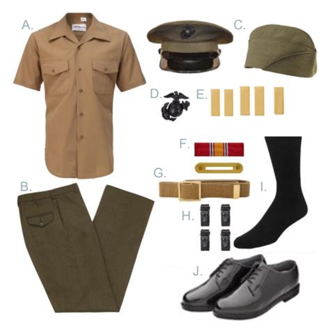 Marine Corps Service Charlie Uniform for Business Meetings