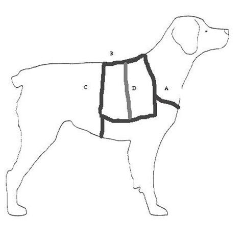 Service Dog Vest Template Identification