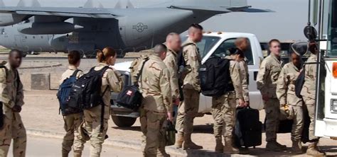 Service members participating in a training exercise