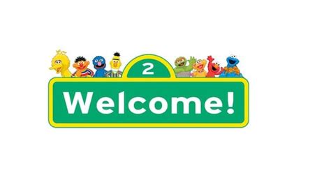 Sesame Street Welcome Sign Template