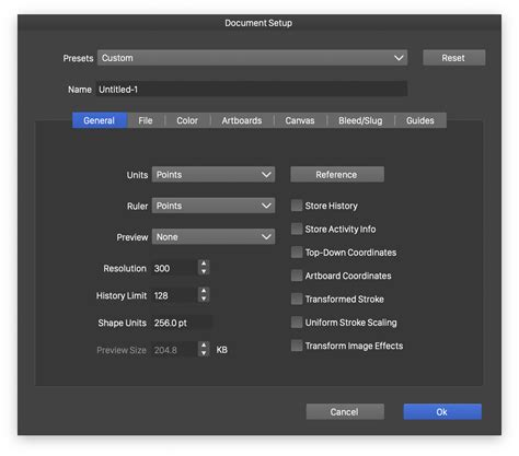 Setting Up Your Document