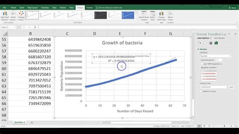 Set Y Intercept to 0 in Excel Trendline