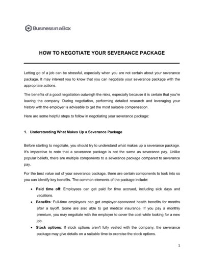 severance letter template docx