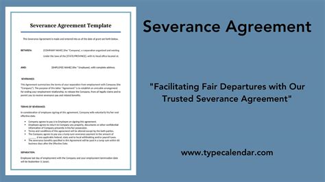 Severance Pay Template 1