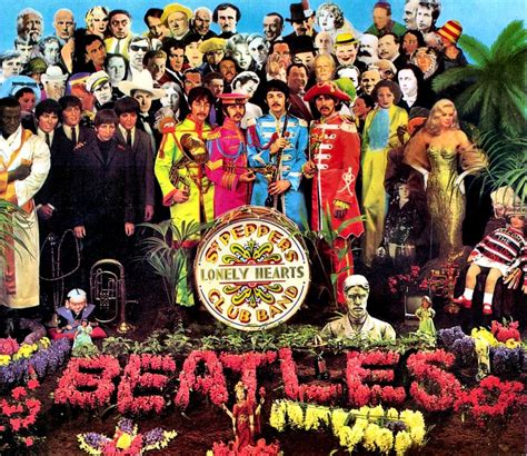 A Sgt. Pepper's Lonely Hearts Club Band meme template