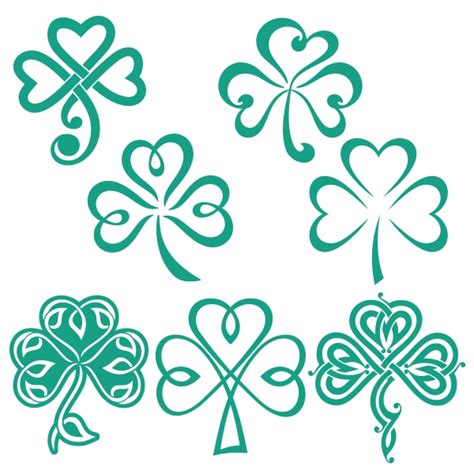 Free Printable Shamrock Designs