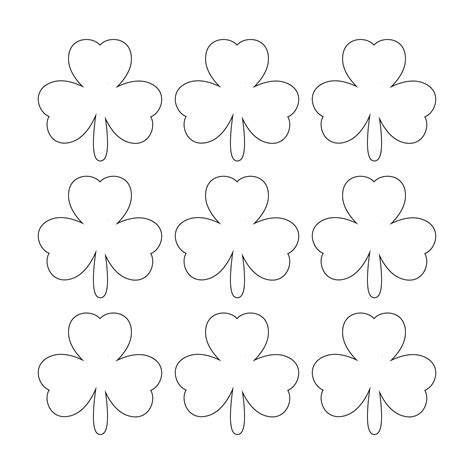 Shamrock Template 1