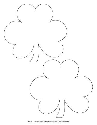 Shamrock Template 2