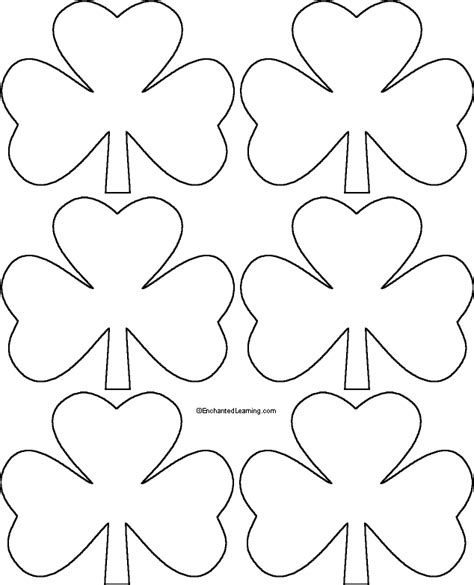 Shamrock Template 6