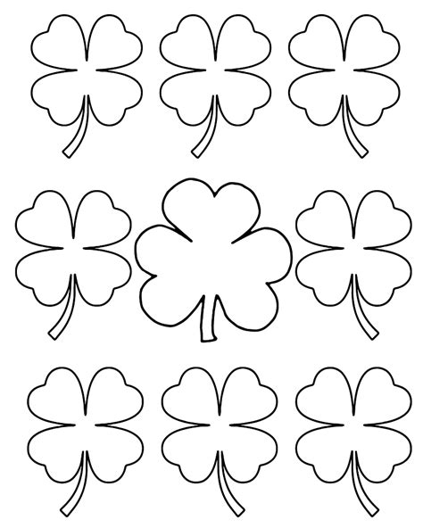 Shamrock Template 9