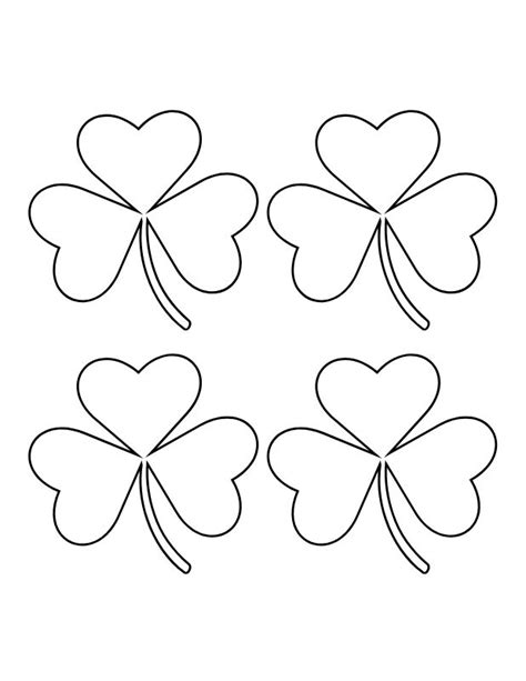 Shamrock Template for Elementary School