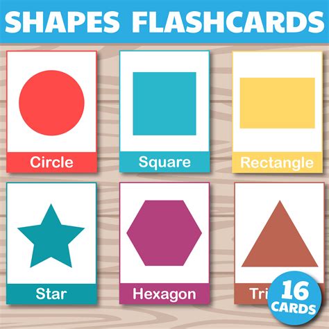 Shape Flashcards for Kids