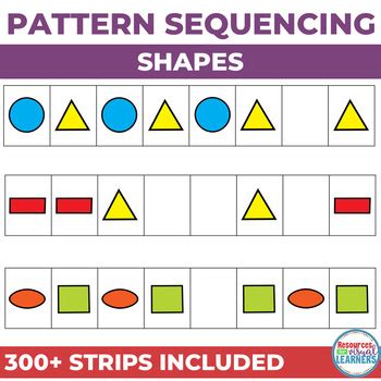 Shape sequencing worksheets