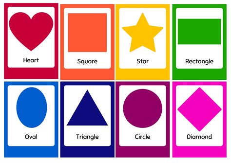 Shapes and Colors Flashcards