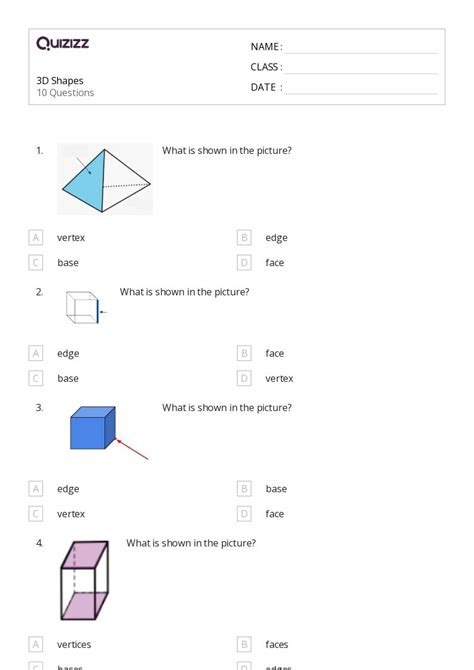 Cut and paste shapes worksheets for 6th grade