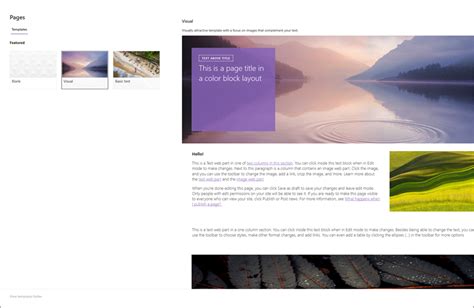 SharePoint blog template