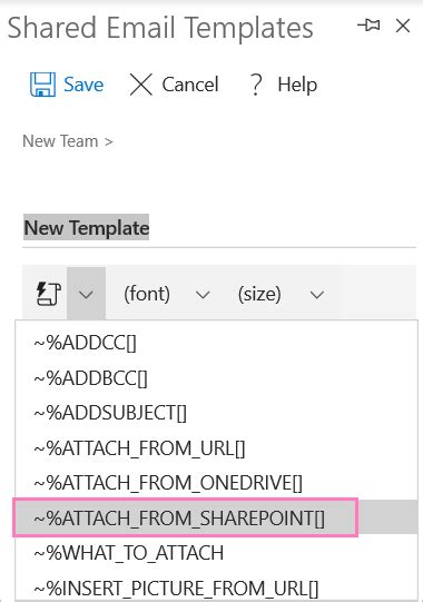 SharePoint macros integration