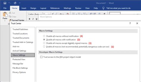 SharePoint macros security