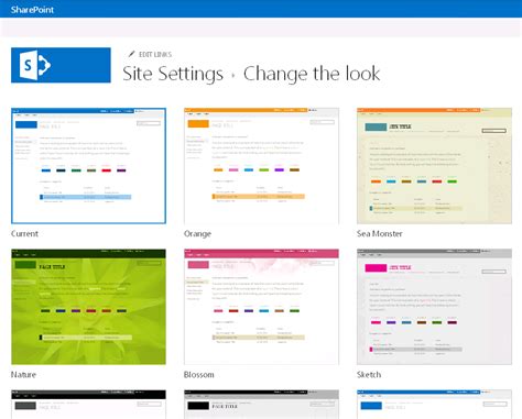 SharePoint Theme Example