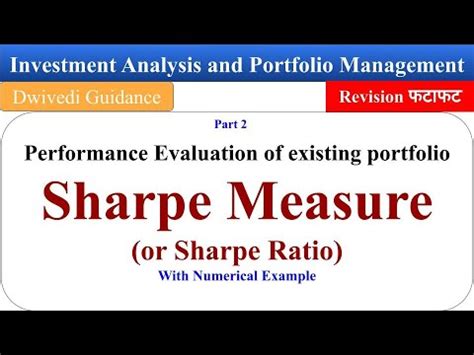 Sharpe Ratio Performance Evaluation