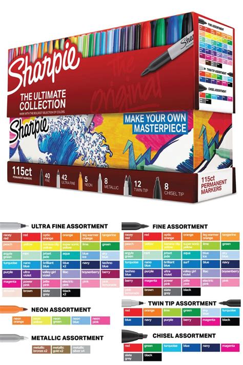 Tips for Using a Sharpie Color Chart