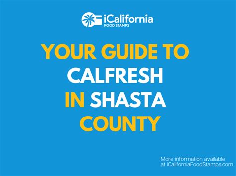 Shasta County Food Stamps Application