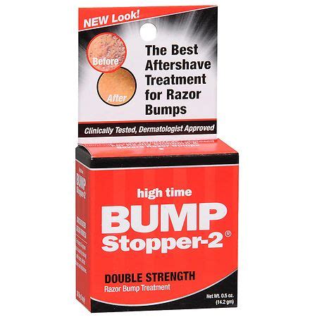 Shave bump treatment options