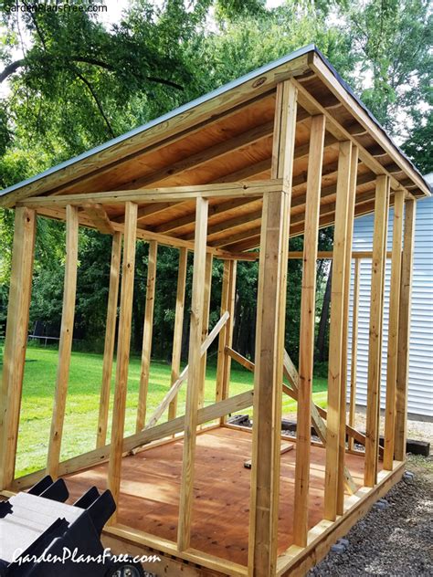 Shed with Lean-To Roof