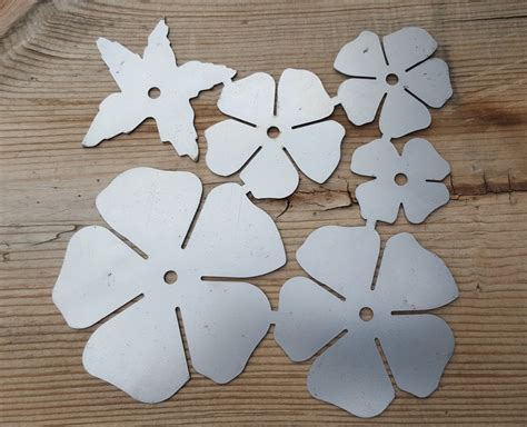 Sheet metal flower templates