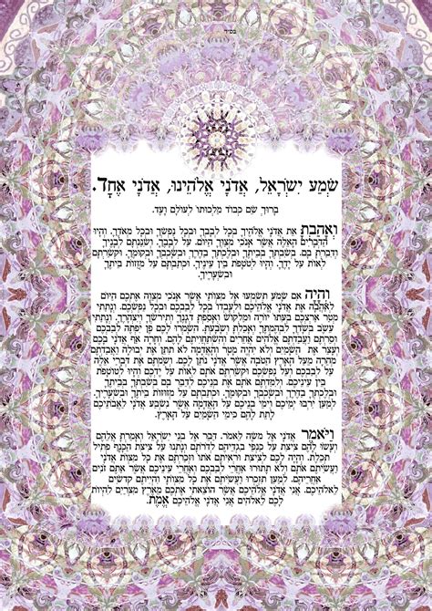 Shema Prayer Printable PDF