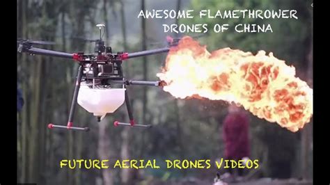 Shenzhen Titan Flying Robot Flamethrower Drone