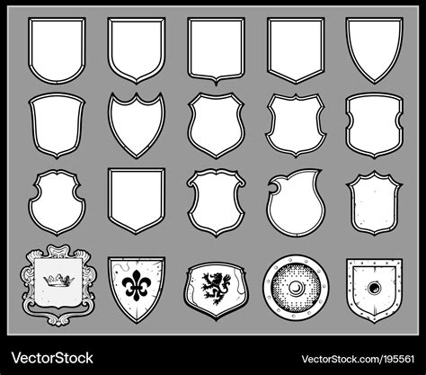 Shield templates designs