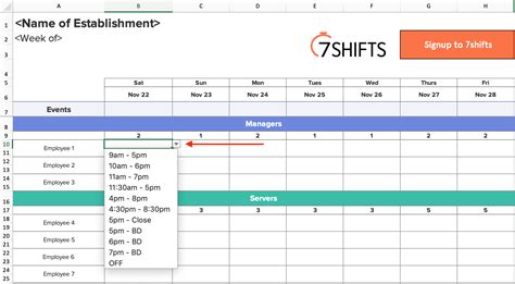 Best Practices for Shift Work Calendar Template