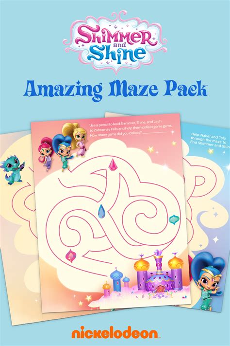 Shimmer and Shine educational activities