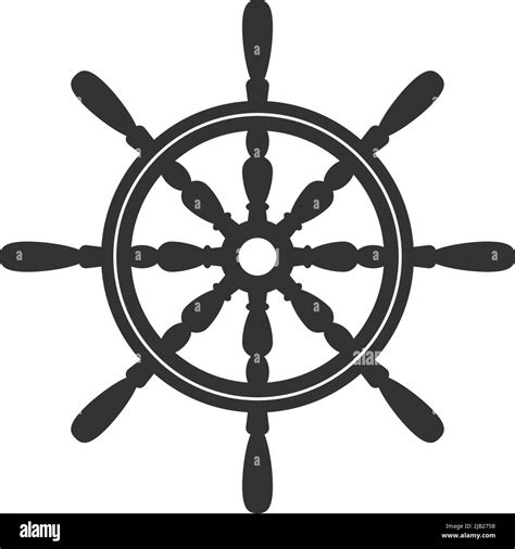 Ship's wheel symbol on a Navy uniform