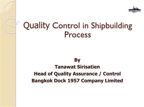 Shipbuilding Quality Control