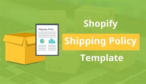 Shipping Policy Template Components