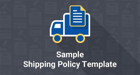 Updating a Dropshipping Shipping Policy Template