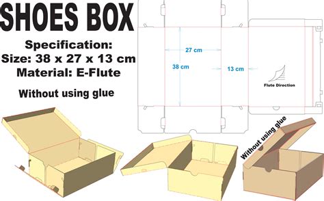 Shoe Box Design Template 5