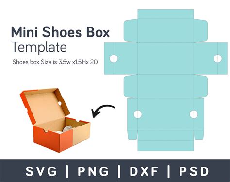 Shoe box template